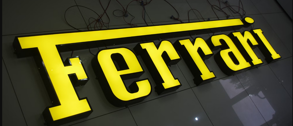 Replica Vintage Ferrari Sign