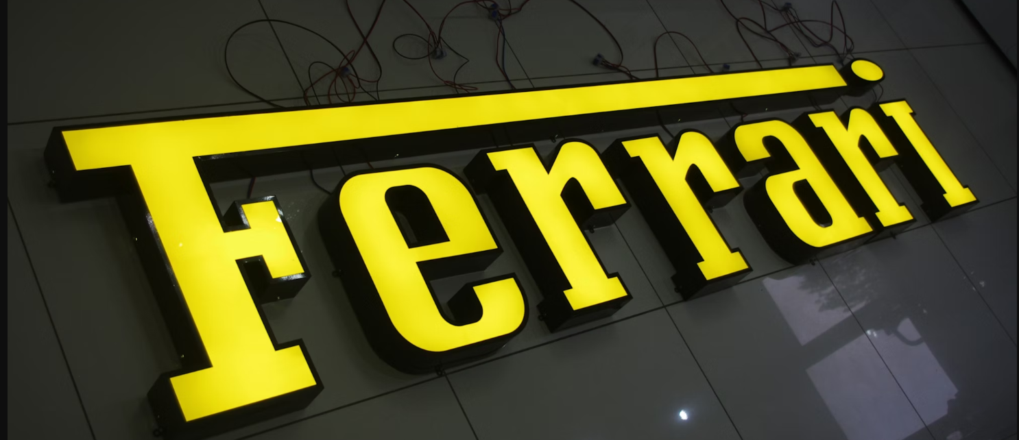 Replica Vintage Ferrari Sign