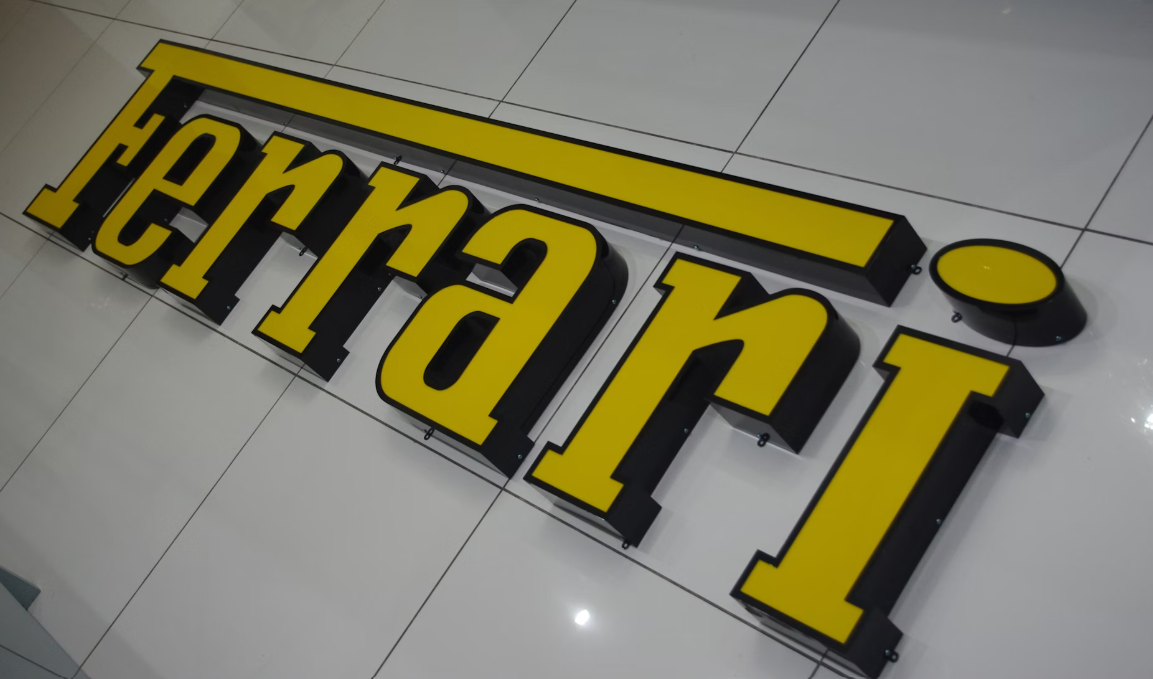 Replica Vintage Ferrari Sign