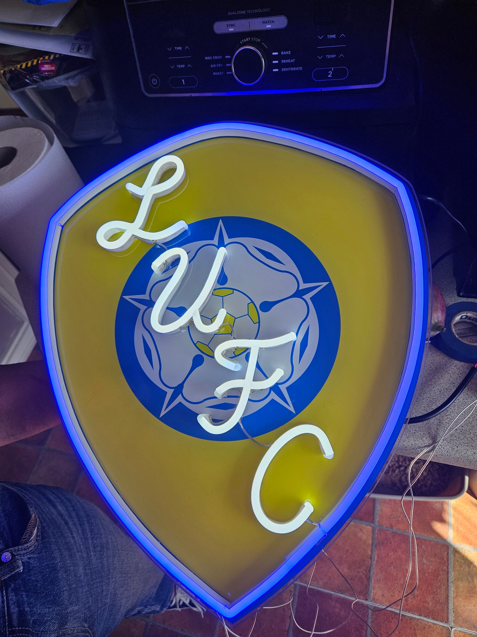 Leeds United Neon Sign