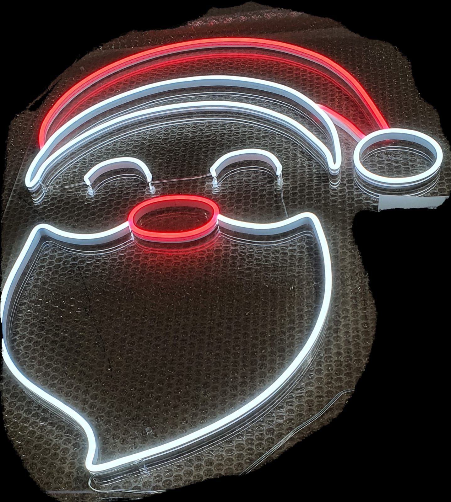 Santa Neon Sign