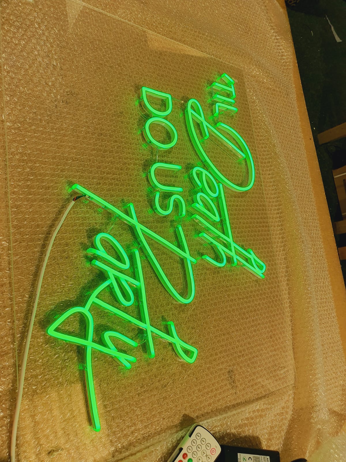 Til Death Do Us Party Neon Sign